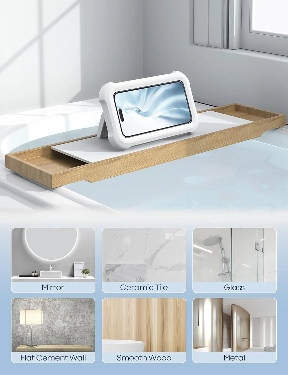 Lamicall Waterproof Shower Phone Holder