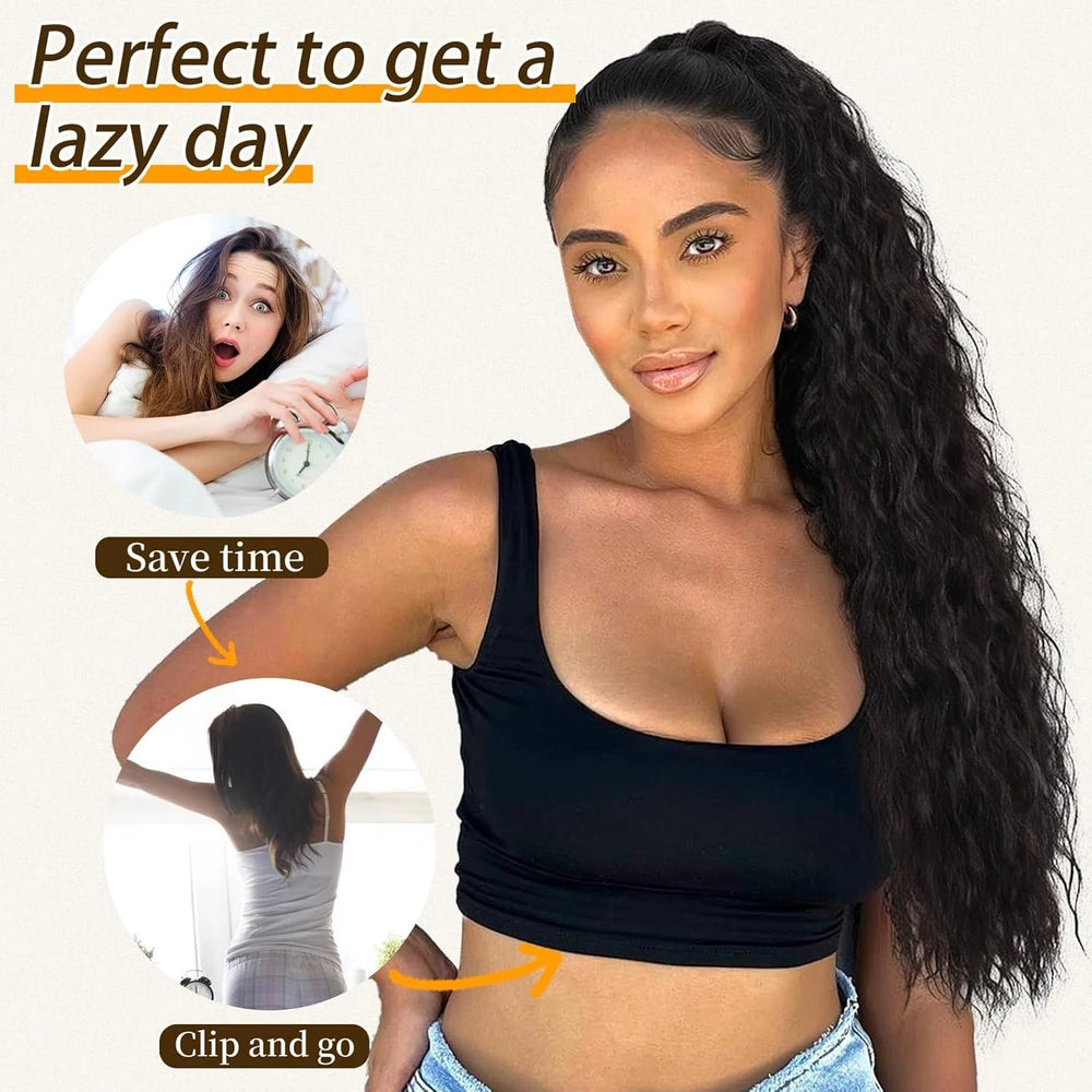 Curly Claw Clip Ponytail Extension