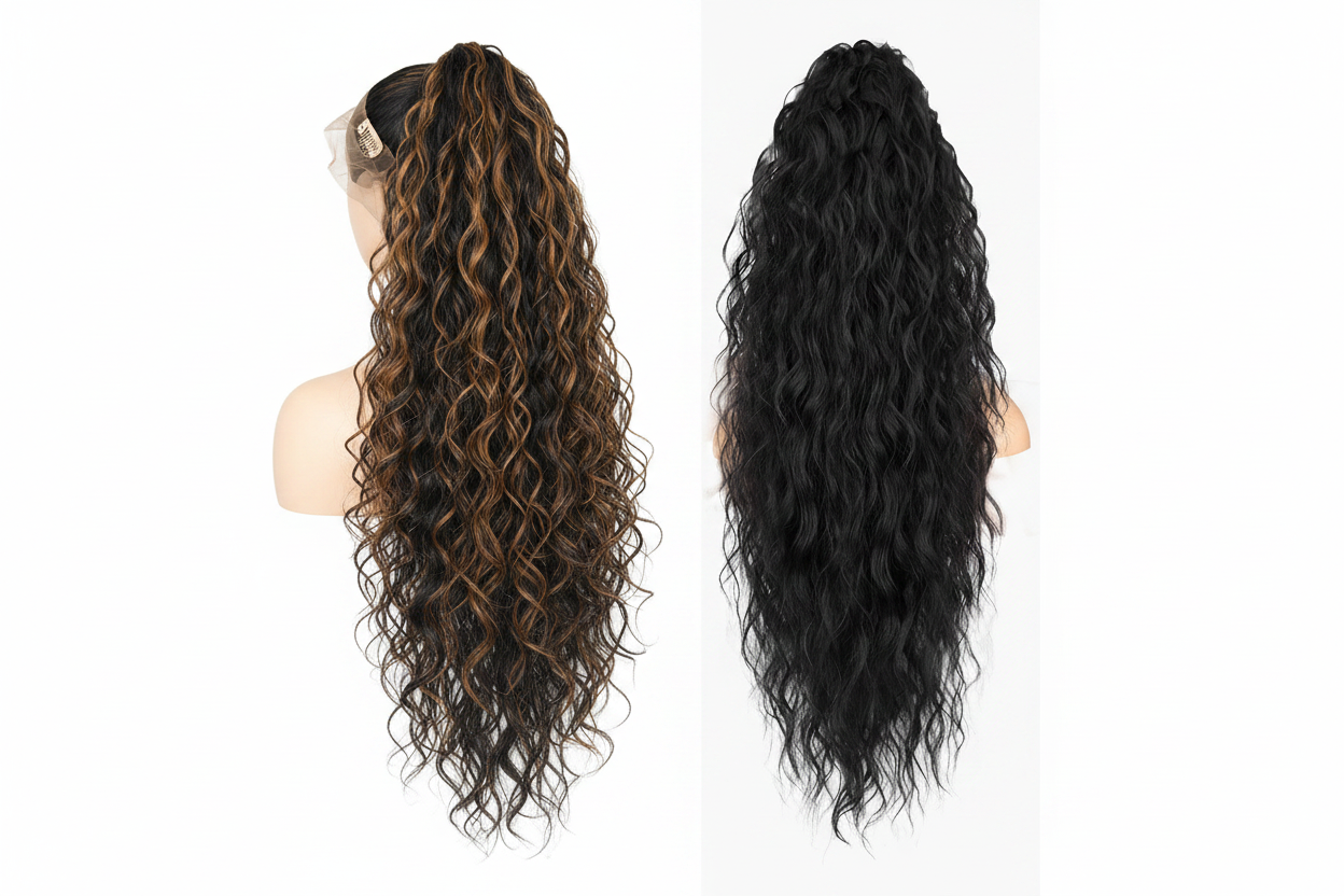 Curly Claw Clip Ponytail Extension